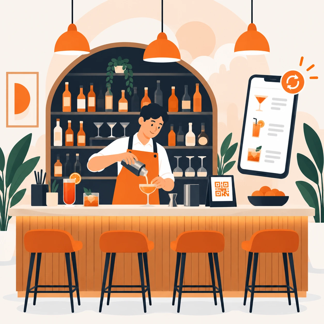 Bar ve bistrolar — Sık değişen menü