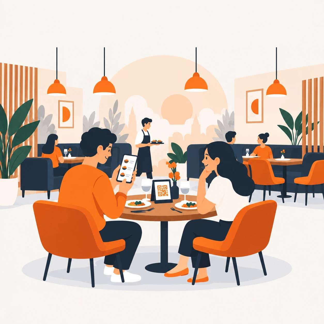 Restoranlar — Geniş menü, yoğun servis